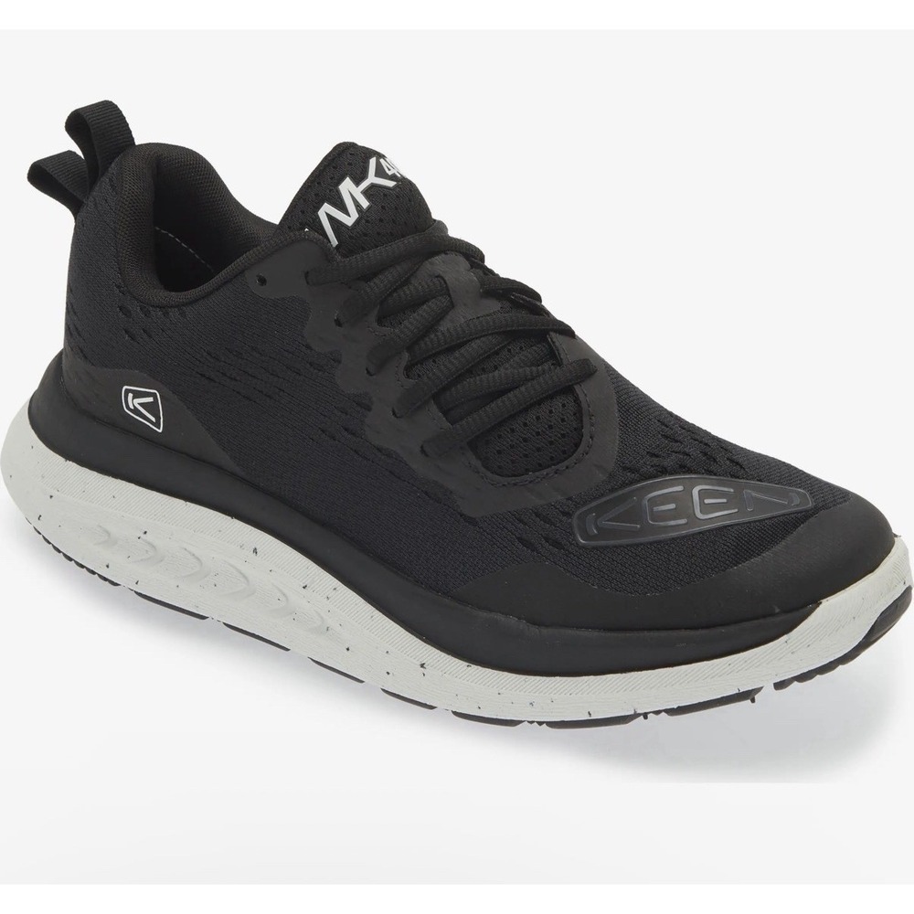 New $170 Keen WK400 Women's 10 Walking Sneaker Black Waterproof